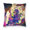 Gustav Klimt Die Jungfrauen Maiden Square Pillowcase Polyester Linen Velvet Pattern Decorative Pillow Case Home Cushion Cover