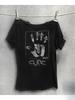 The New New Cure Logo T-shirt Features Classic Hand and Symbol Design, Perfect for Concerts, Casual Outings, and Daily Wear