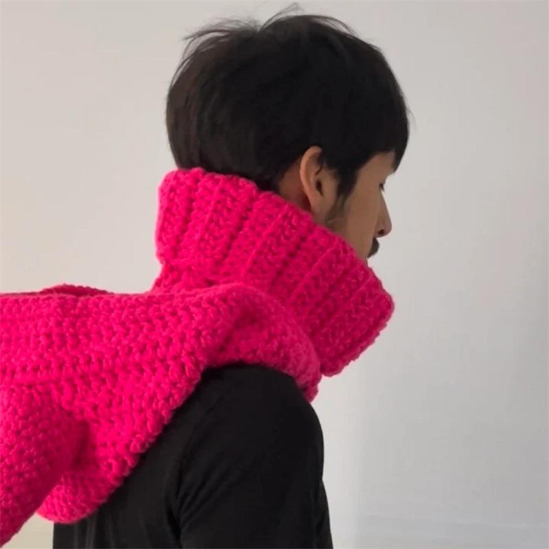 Neue handgestrickte animierte Cartoon-Pony lustige Persönlichkeit Party Erwachsenenmütze