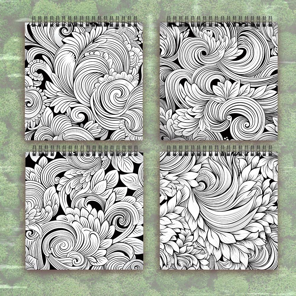 1pc, Mandala Colouring Book - 30 Sheet Adult Colouring Book, 8.3x 8.3 Inches, 100gsm Thick Paper, Birthday Gift, Holiday Gift