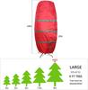 Upright Christmas Tree Storage Bag, Fits Up To 9 Ft Tall Artificial Tree,210D Oxford Cloth Xmas Bag with Buckle Straps and Cinch