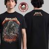 Metallica M72 Landover 2025 T-Shirt Chained Skeleton Art Two Sided Reprint Unisex T-Shirt