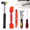 5Pcs Professional Window Glazing Tool Kit Window Screen Replacement Installation Tool with Handle for Home Workshop Office