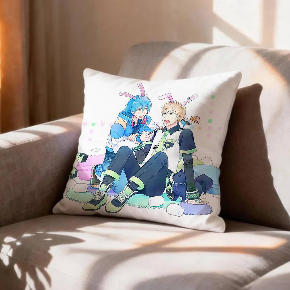 COOL DDRAMAtical Murder Clear Aoba Pillow Case Pattern Printed Pillowcase For Living Room Sofa Cushion Cover
