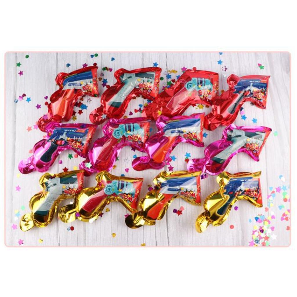 10Pcs Party Confetti Poppers Handheld Inflatable Confetti Shooters for Birthday Wedding Graduation Mixed Color