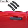 3X Carbon Fiber Exterior Accessories Door Handle Decor Trim  For Ford Bronco 21+