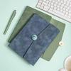 In-Stock A5 Notebook: Business Gift with Thickened Soft Leather, High-Appearance Design, Buckle Closure, and Gift Box
