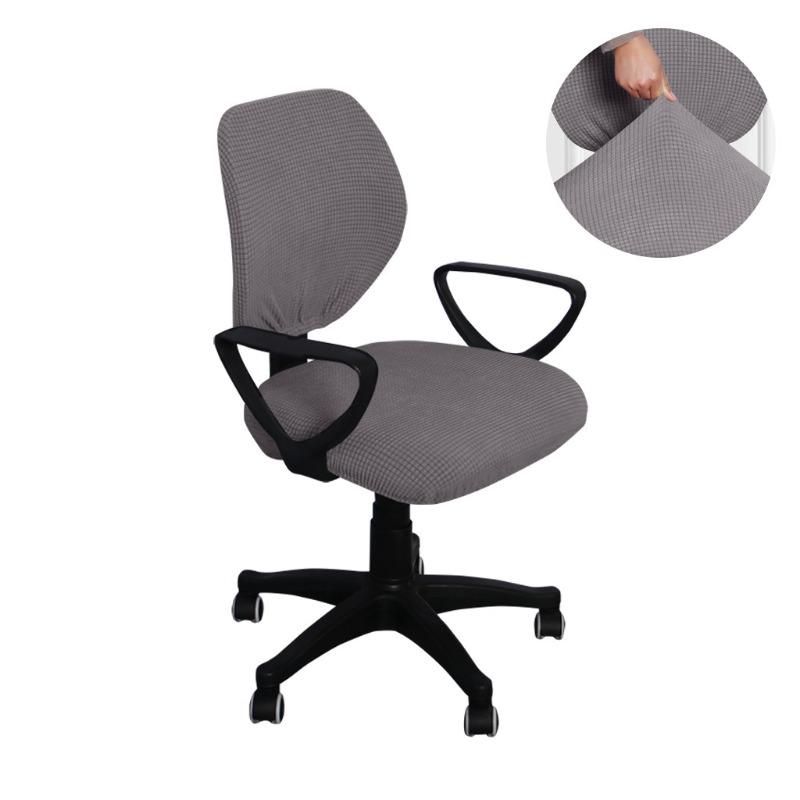 Jacquard Computer Stuhlbezug 2 Stück/Set Bürostuhl Sitz- und Rückenlehnenbezug 2025