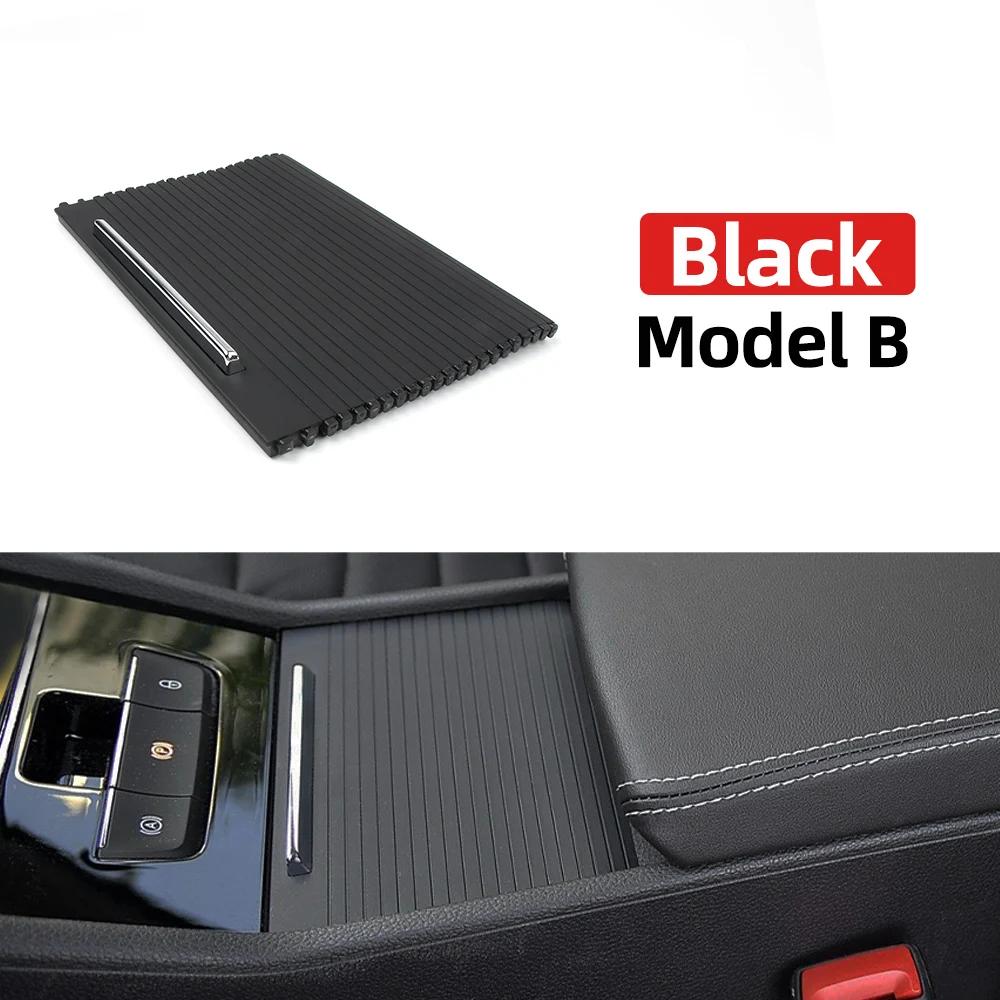 Interior Car Center Console Drink Cup Water Holder Roller Shutter Blind Cover Plate For Skoda Superb 2009-2025 3T08625319B9