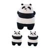 3Pcs/Set Hip Protection Cushion Shock Absorbing Comfortable PP Cotton Panda Skin-touch Knee Pad for Skiing
