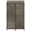 VidaXL Remise de jardin Anthracite 102x52x174,5cm Bois de sapin solide 152192