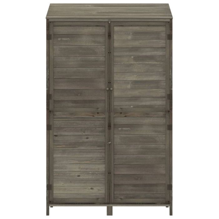 VidaXL Remise de jardin Anthracite 102x52x174,5cm Bois de sapin solide 152192