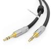 Nobsound 3,5 mm Stereo AUX Ljudkabel, Guldpläterad Hane till Hane, 2M, Dubbelt Skärmad Design, Förbättrad Hållbarhet