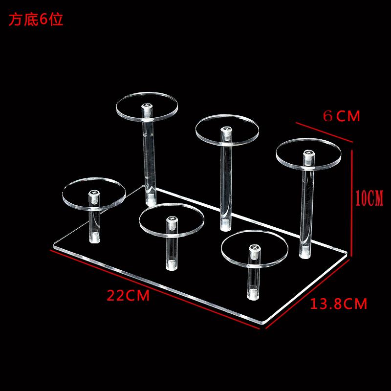 Acrylic Staircase Display Rack Doll Cosmetics Jewelry Display Stands Multi Functional Bedroom Bathroom Desktop Storage Rack