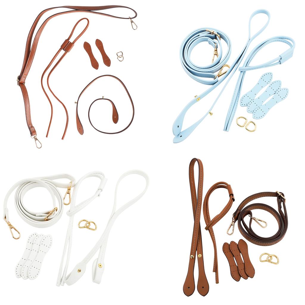 DIY Rattan Weaving Bag Essential Tools Kit Handmade PU Adjustable Strap Accessories For Beginners And Craft Lovers