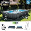 INTEX 26364 Super Large Family Rectangular Frame Pool with Complete Accessories