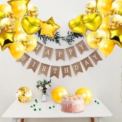 28 szt. Balon Dekoracje na przyjęcie urodzinowe Balony z konfetti Balony foliowe w kształcie gwiazdy i serca 18" Dekoracje ślubne Balony helowe Dziewczynka Chłopiec Baby Shower