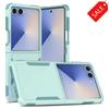 Rugged Military Armor Phone Case For Samsung Galaxy Z Flip 7 FE 6 5 4 PC+TPU Hybrid All-inclusive Shockproof Protect Case Cell