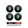 Car Sticker Car Door Anti-shock Pad Buffer Pad Crash Pad Silicone Pads Accessories For Skoda Octavia A5 A7 RS Fabia Superb Rapid   NL6