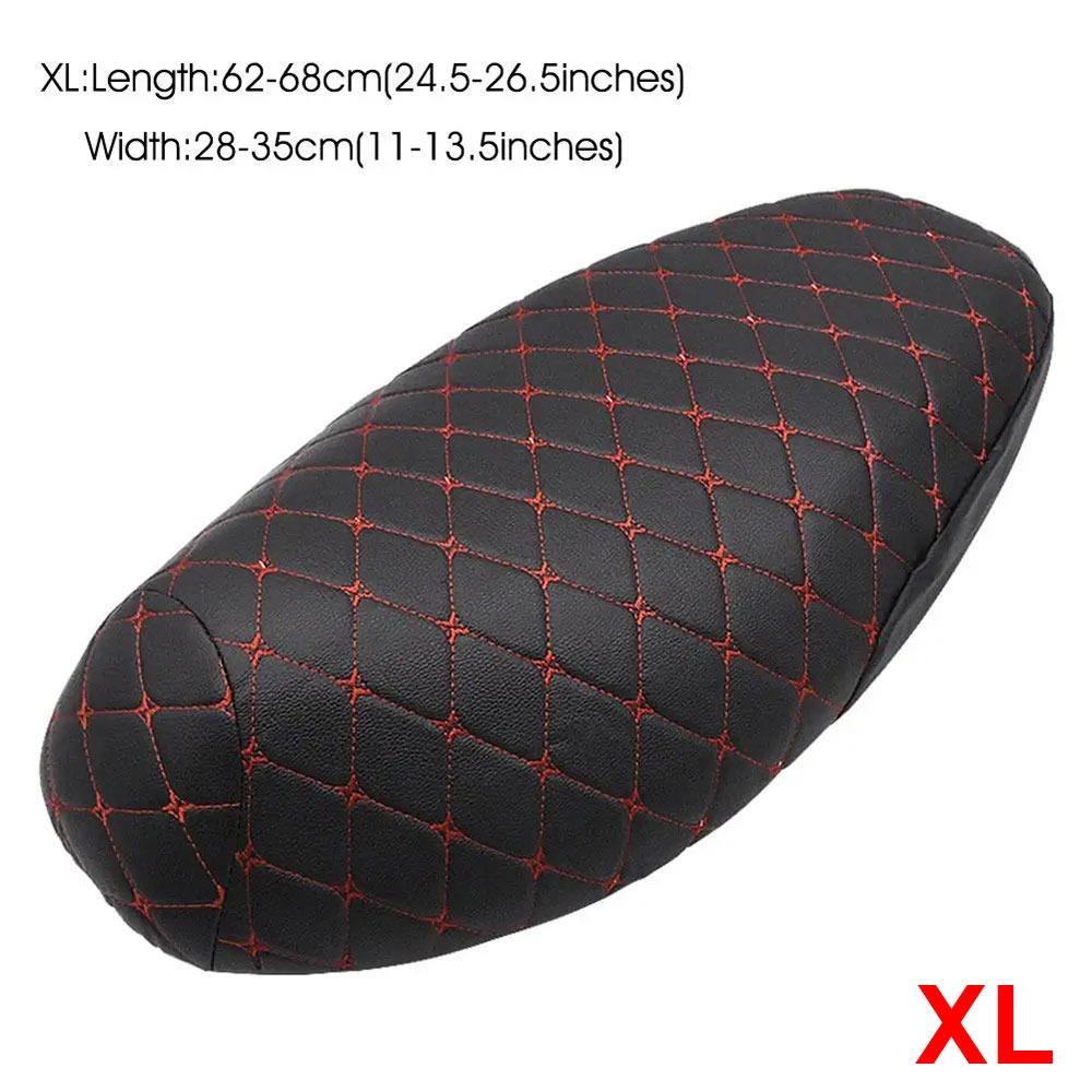 1Pcs Faux Leather Seat Cushion Cover High Toughness Comfortable Seat Pad Cover Dustproof Waterproof Easy Clean Motor Accessory