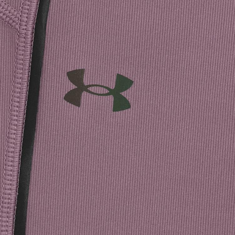 Under Armour Rush Solid Training Leggings Women Leggings Purple 1377059-500
