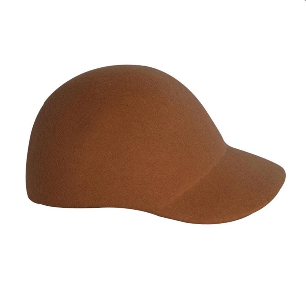 2026 Women's Pure Wool Equestrian Fedora Hat Winter Wool Felt Classic Short Brim Service Hats Outdoor British Leisure Visors Cap