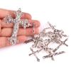 15pcs Crosses Charms Pendant Alloy Cross Metal Antique Silver Color Pendants Making DIY Handmade Jewelry Components Accessories
