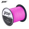 JOF PE 4 Braided Wire Portable Green and Yellow Smooth Fishing Line for Floating in Streams Lakes Rivers