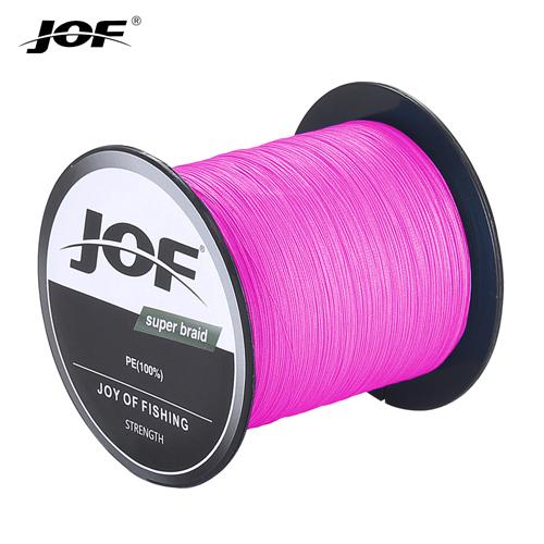 JOF PE 4 Braided Wire Portable Green and Yellow Smooth Fishing Line for Floating in Streams Lakes Rivers