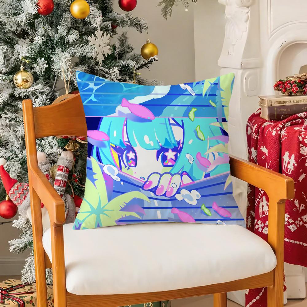 MMuse Dash GAME Pillow Case Silky Short Plush With Invisible Zipper Dustproof Sofa Cushion Cover For Home Decor