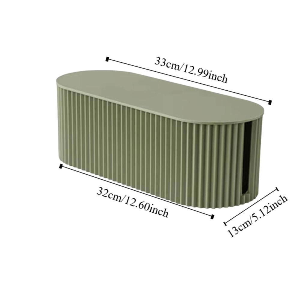 Portable Power Line Storage Case Plastic Wire Storage Box Data Line Socket Storage Box  Home