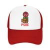 PSOE Logo Pedro Sanchez Baseball Cap For Unisex Women Summer Breathable Mesh Side Hats Caps Adjustable Fit For Casual Headwear