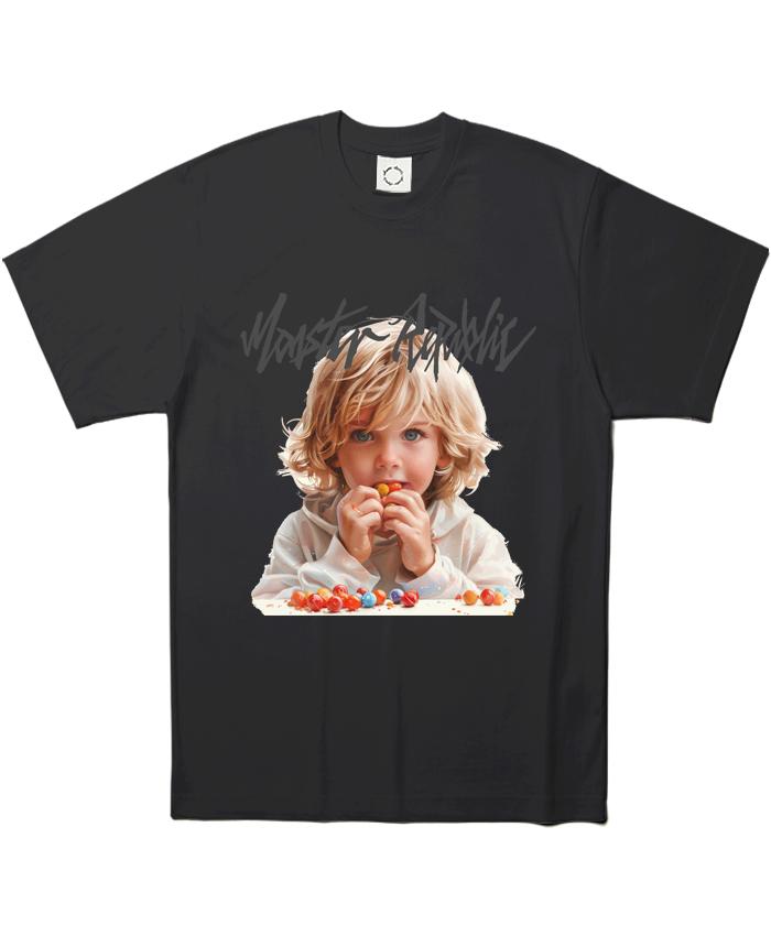 MONSTER REPUBLIC Happy Kaiden Vivid T-Shirt Black