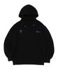 Crack Stitch Point Logo Hoodie (Black)