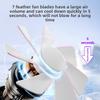 Xiaomi Searide Desktop Fan Portable Rechargeable 4000mA Capacity Large Wind Power USB for Home Office Desktop Aromatherapy Mini Fan