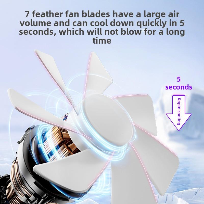 Xiaomi Searide Desktop Fan Portable Rechargeable 4000mA Capacity Large Wind Power USB for Home Office Desktop Aromatherapy Mini Fan