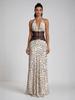 2026 European & American Style Polka Dot Women's Long Dress - Fashionable, Sexy, Backless, Waist-Cinching