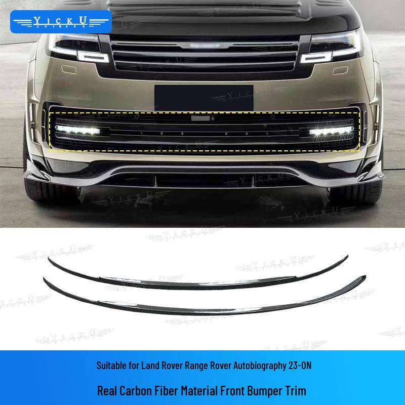 MS Style Carbon Fiber Body Kit for New Land Rover Range Rover: Front Lip, Rear Lip, Fender Flares, Side Skirts, Tail Spoiler, and Wind Deflectors