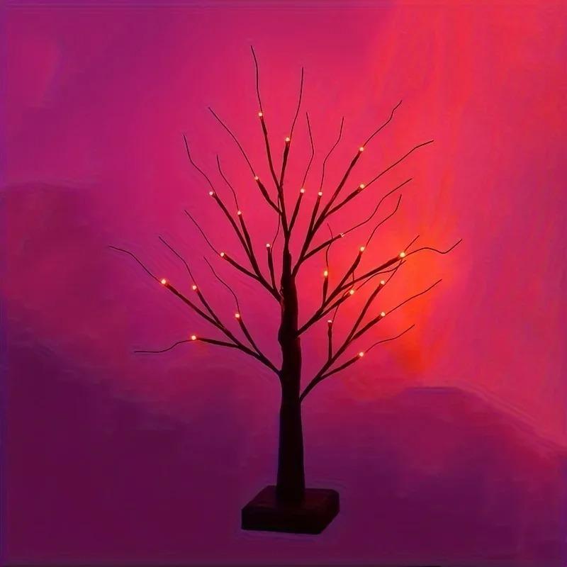 LED Tree Lights Christmas Remote Control Birch Tree Home Decoration Lights Indoor Bedroom Room Landscape Glowing Tree