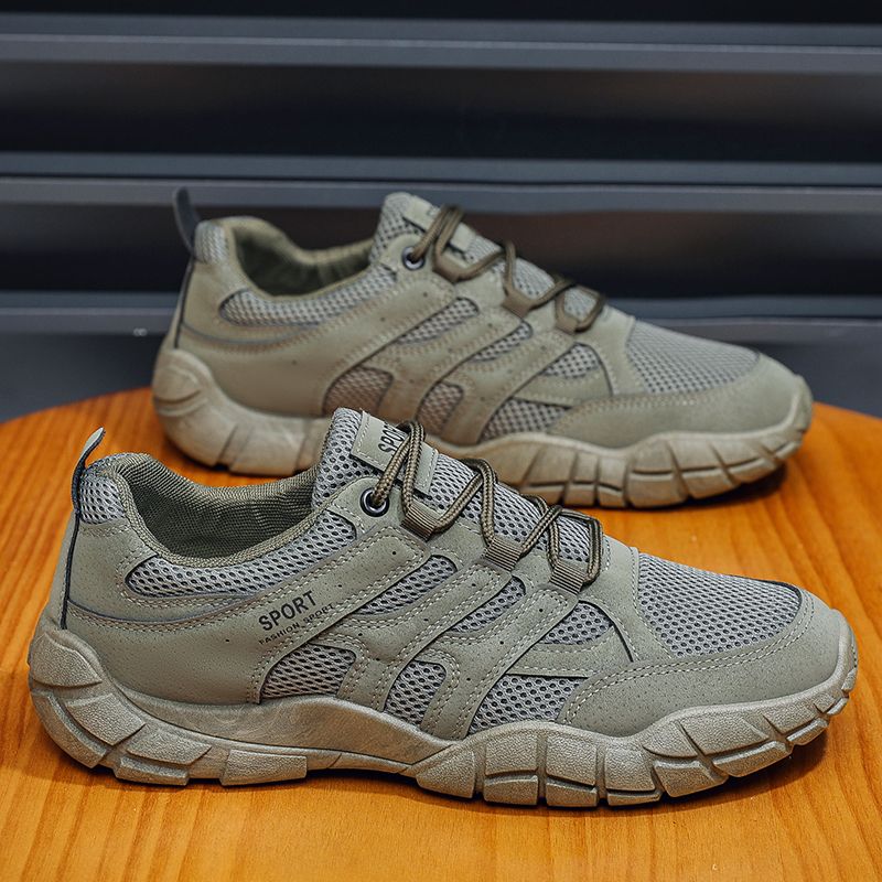 Breathable Man Casual Sneaker Minimalist Miked Colour HikingTrekking Walking Wide Lightweight Comfortable Sports Shoes for Men