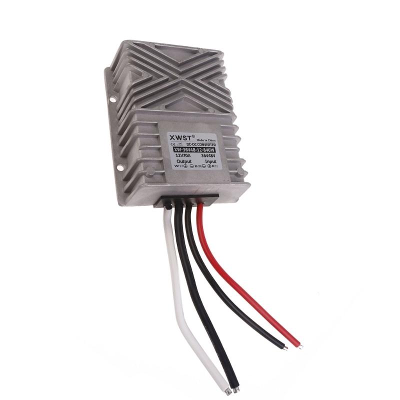 Heavy uty Step own Voltage Regulator Convert 48V/36V to 12V IP68 Waterproof C Converter for Car s and Trucks