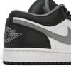 Air Jordan 1 Low Czarne Średnioszare Sneakersy Unisex Białe 553558-040