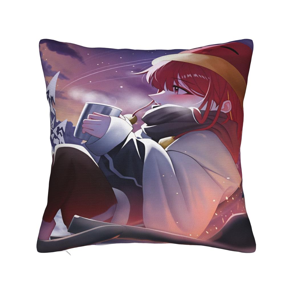 Akane Lize Singer Pillow Cover Graphic Cushion Cover Vintage Pillow Case For Living Room Sofa