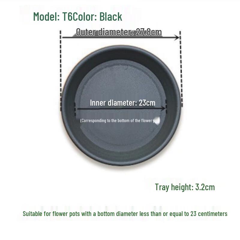 

Thickened Round Flower Pot Drip Trays
