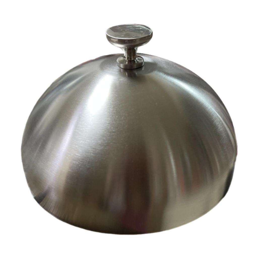 Cheese Melting Dome Multifunctional Stainless Steel Utility Kitchen Supplies BBQ Accessory for Cheeseburger Steak Sandwiches
