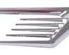 2 x Chrome Silver Car Fenders Body Side False Vent Air Flow Intake Cover Sticker