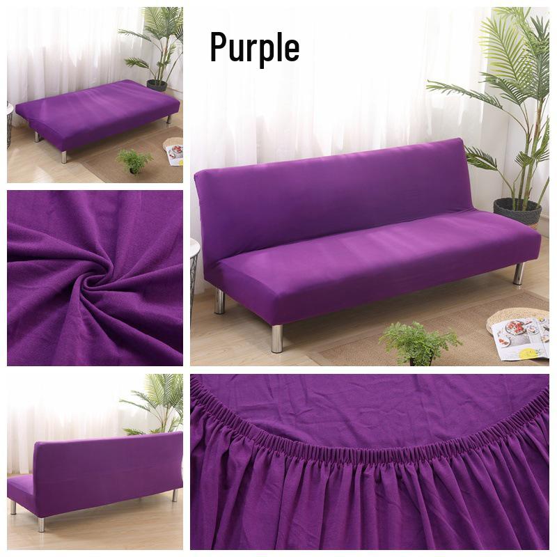 Elastic Non-Slip Printed Sofa Bed Cover Without Armrests