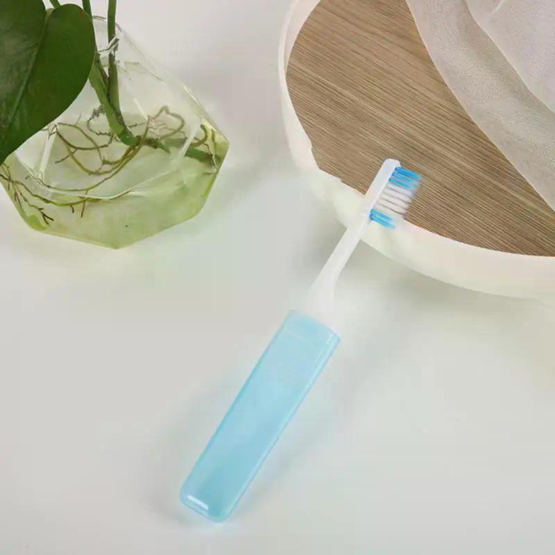 Folding Toothbrush And Comb Travel Kit Hygiene Oral Portable Disposable Camping Tooth Brush