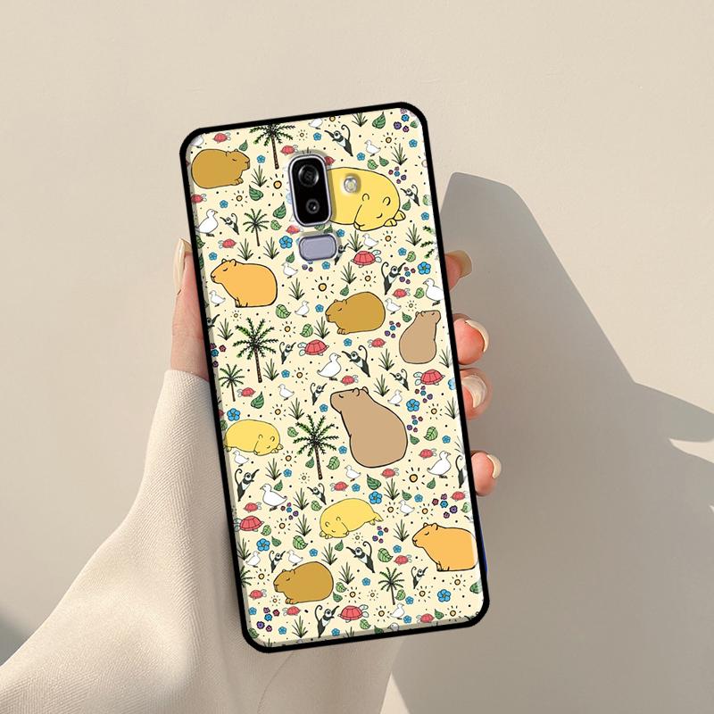 Capybara schöne tier Fall Für Samsung Galaxy J3 J5 J7 2017 A3 A5 J1 2016 J4 J6 Plus A6 A7 a8 A9 J8 2018 Coque