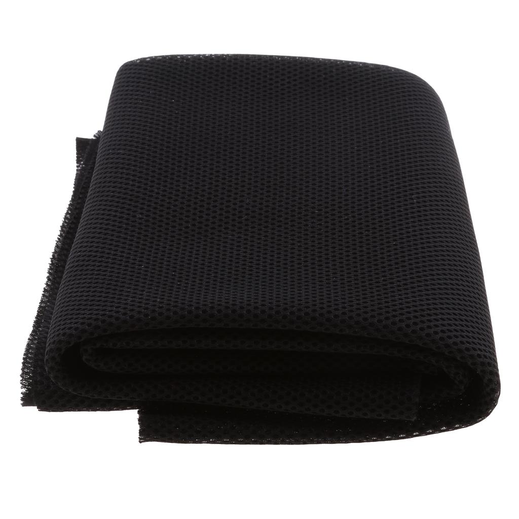 Black Speaker Grill Mesh Cloth Three Layer Dust Filter Fabric Cover Protector for Sound System Loudspeaker Cabinets Accessories